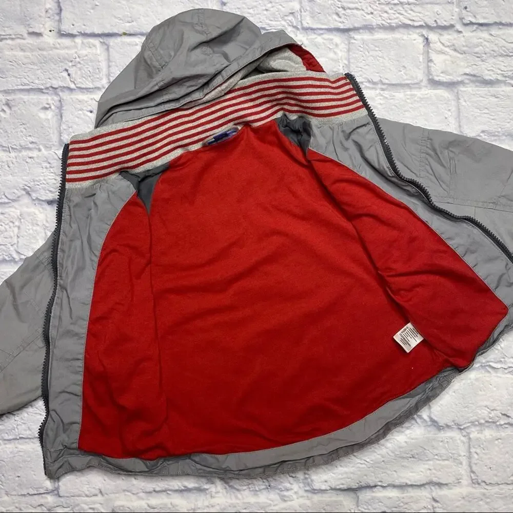 Naartjie Kids Zip up Hooded Jacked in Grey